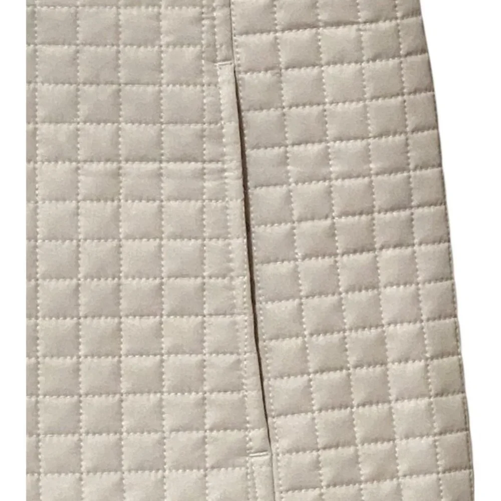 Lands’ End Women’s Lightweight Insulated Quilted Hooded Jacket S Tan NWT
